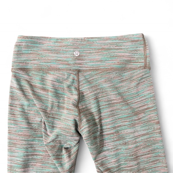 Lululemon Multicolor Cropped Leggings - Picture 1 of 7